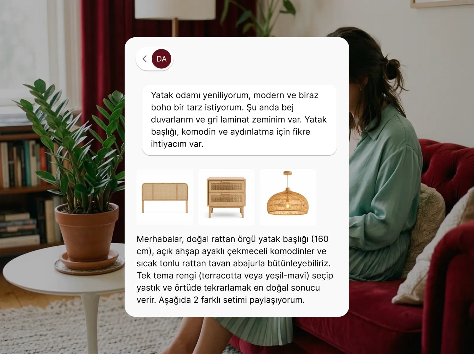 Akıllı ürün önerileriyle müşterilerinizin evini tasarlamalarına yardım edin
