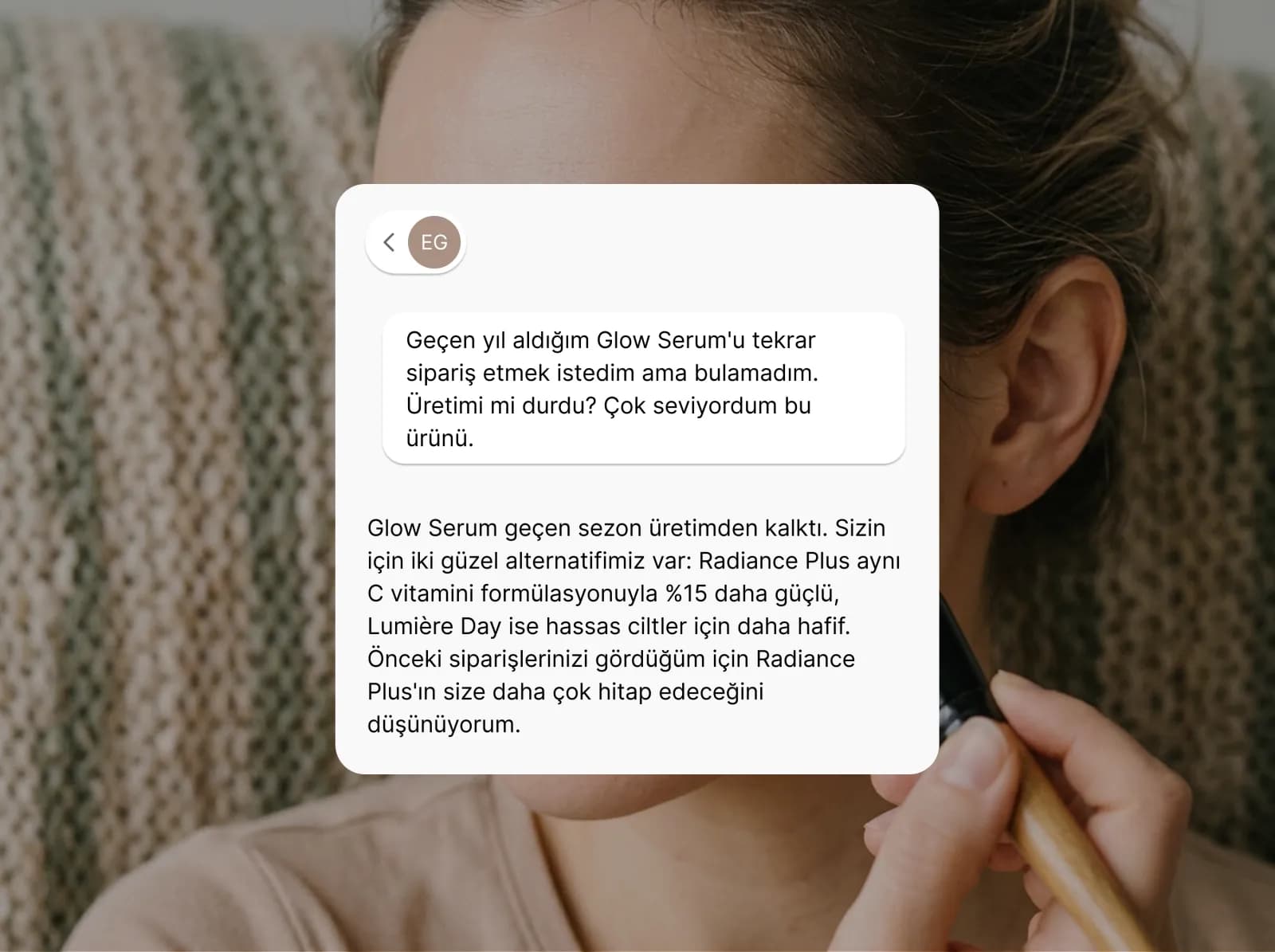 Sadık müşterilerinize devam edilmeyen favori ürünlerinin alternatiflerini önerin