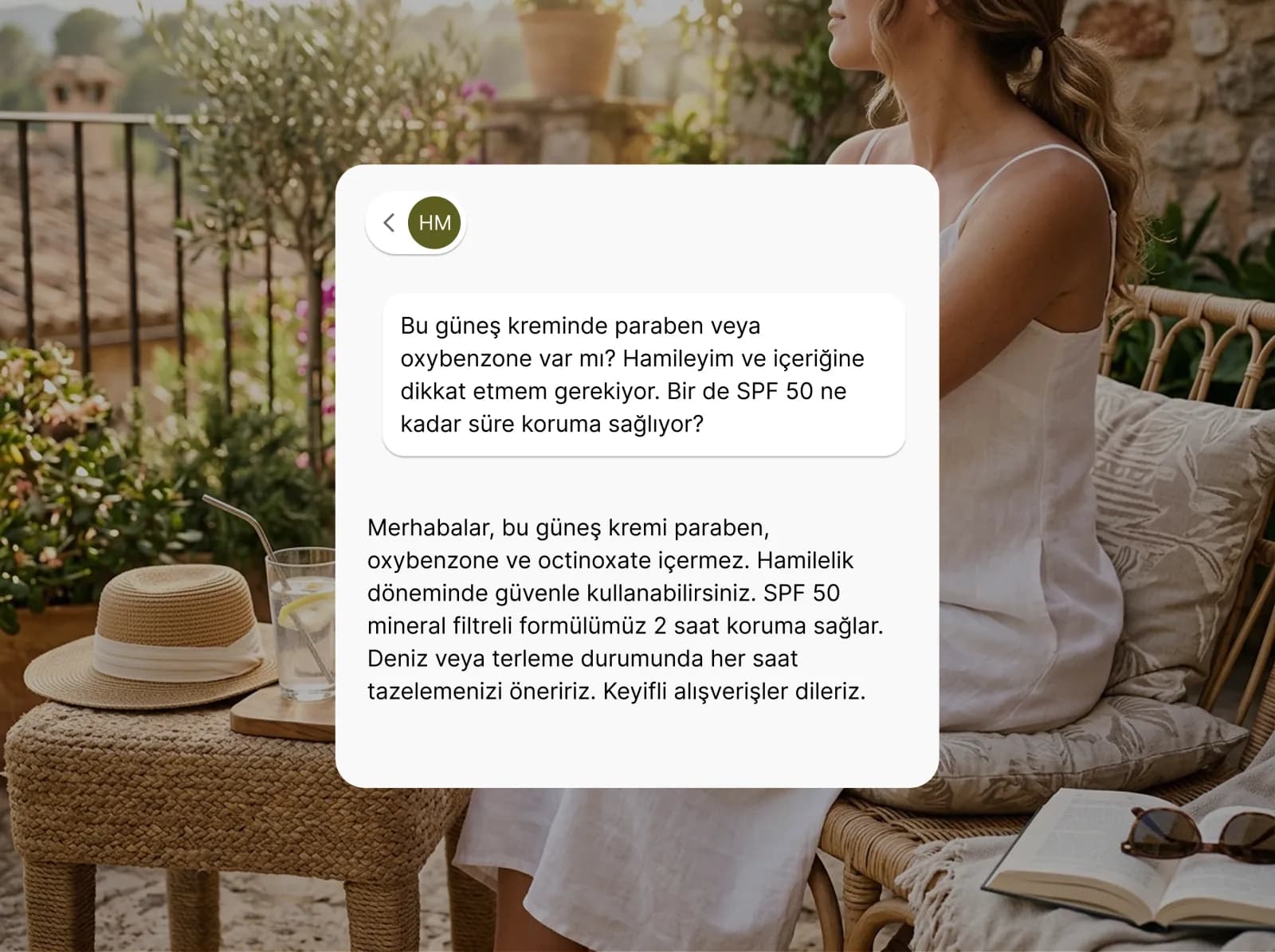 İçerik, alerjen ve kullanım sorularına uzman gibi yanıt verin