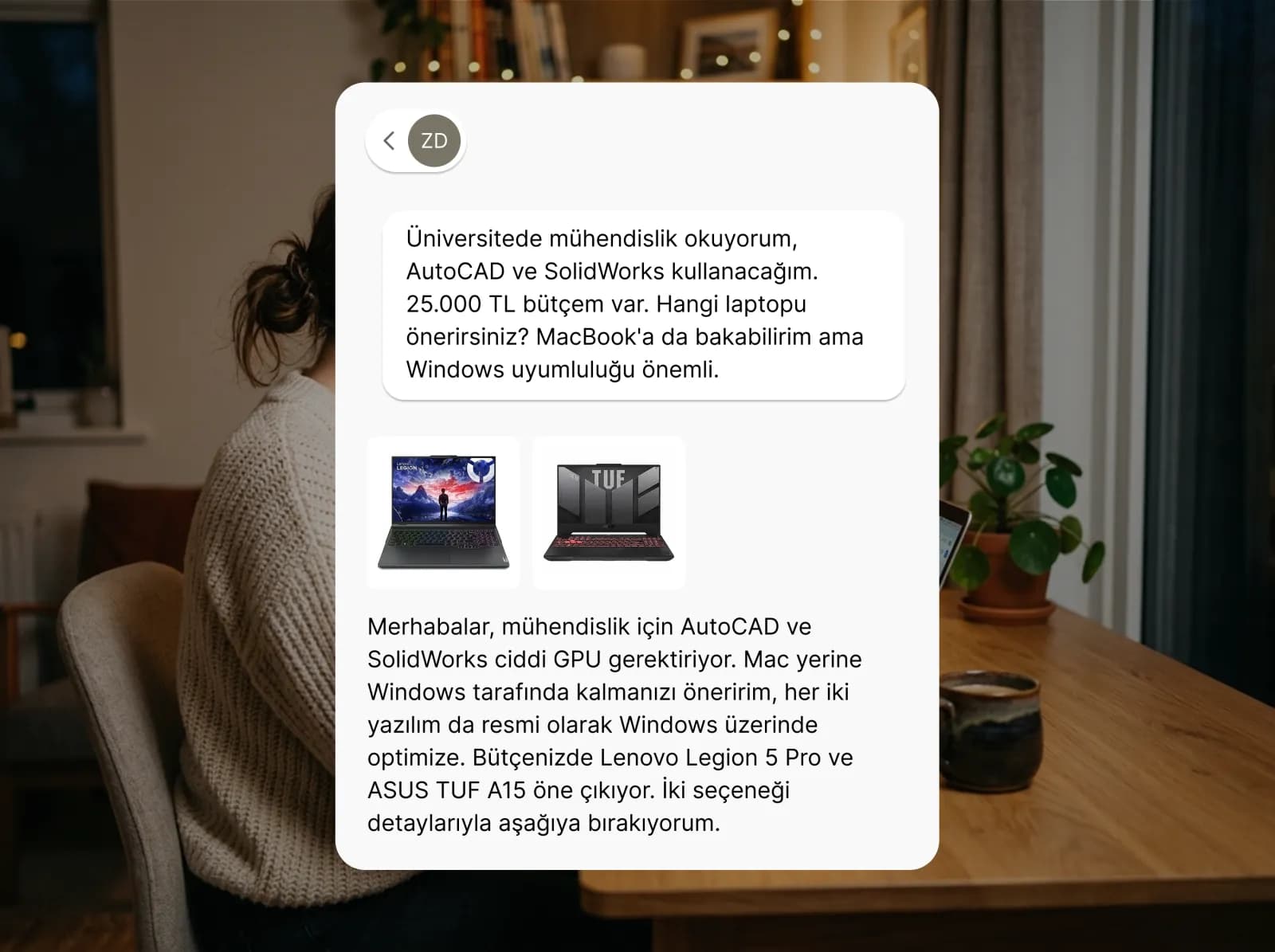 İhtiyaca göre doğru cihazı önerip karar süresini kısaltın