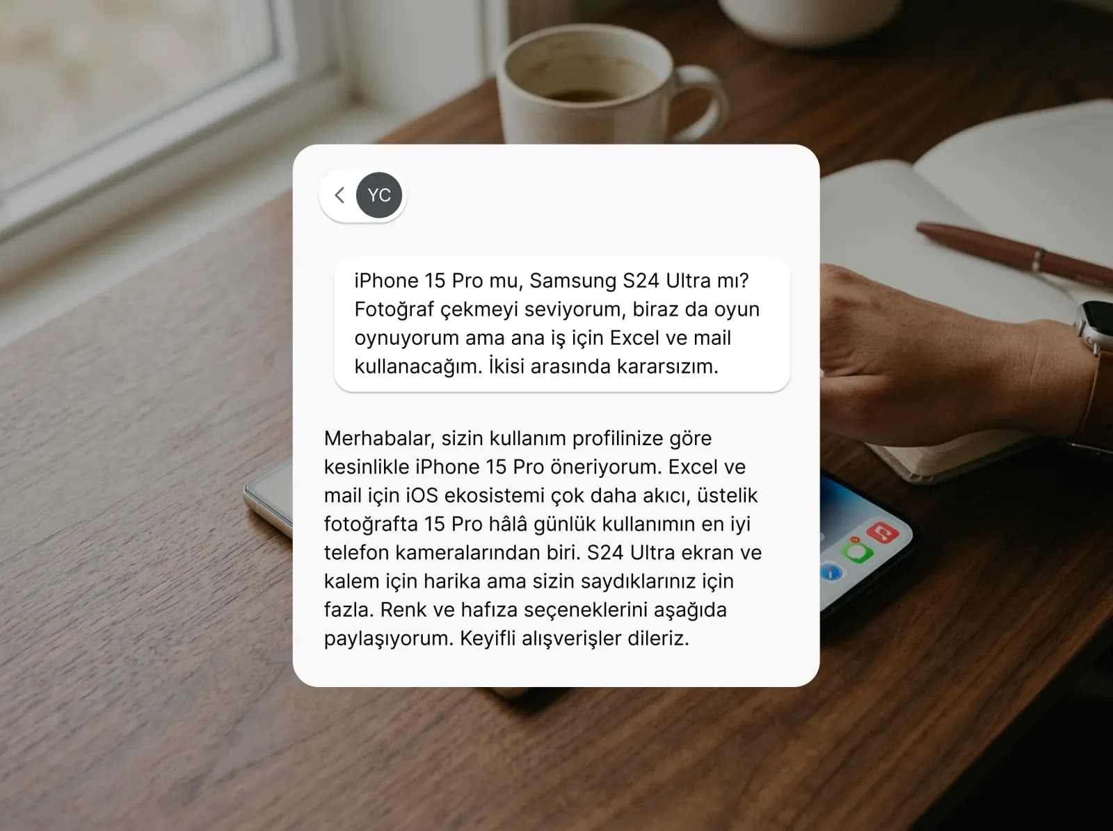 Karşılaştırma yapan müşteriye ihtiyacına göre en uygun modeli kararlılıkla önerin